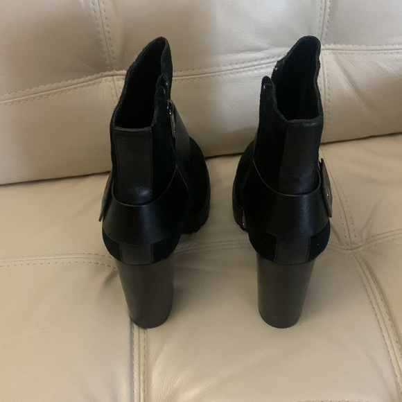 Karl Lagerfeld Platform Leather Booties Size 8 NIB - Picture 9 of 11